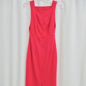 AQ/AQ Yenan Hot Pink Backless Midi Dress NWT Size 2 US / 6 UK